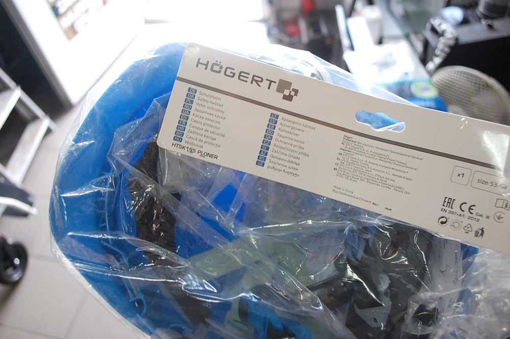 Kask ochronny budowlany Hogert Niebieski