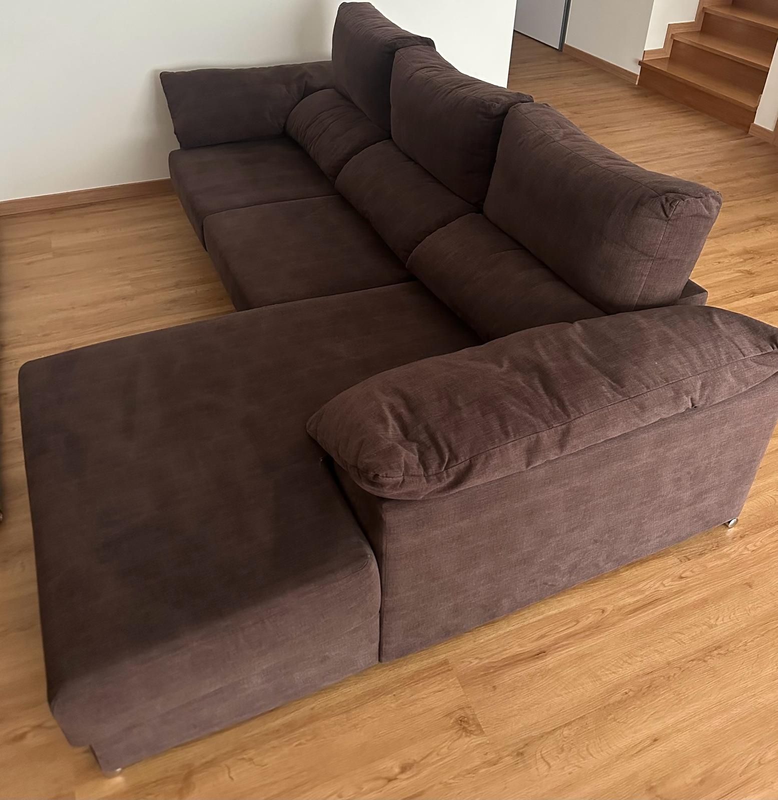 Sofa com chaise long 3 lugares