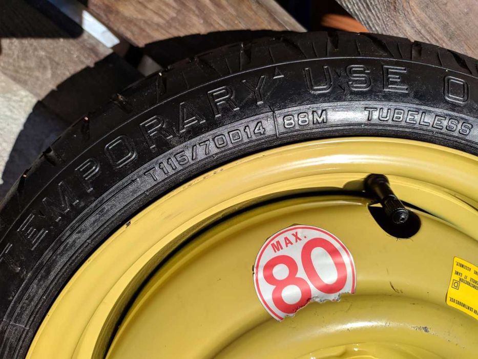 Koło zapasowe dojazdowe Dunlop Honda Civic 6