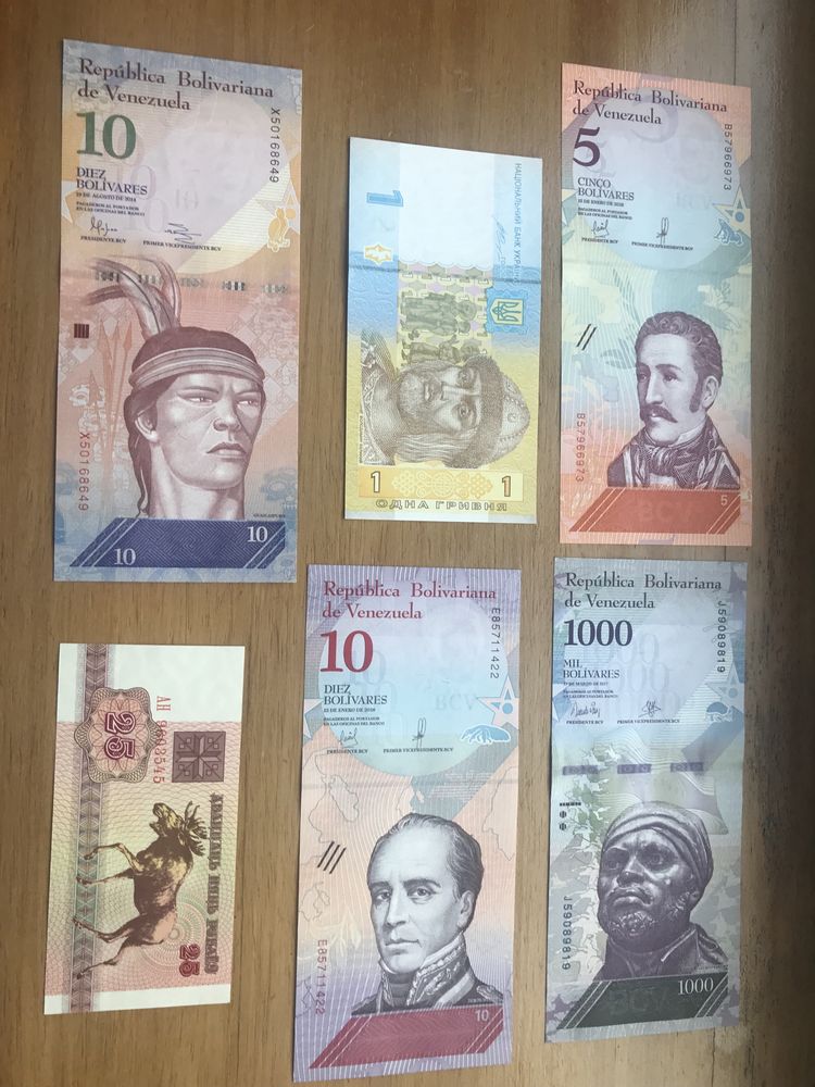 notas estrangeiras