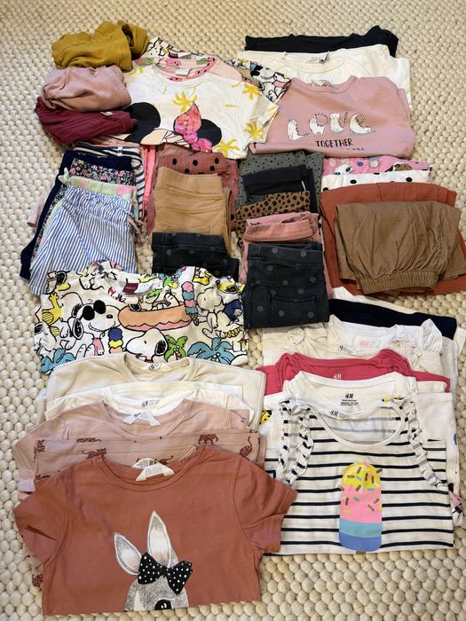 Paczka ubrań dla dziewczynki H&M i Zara! Rozmiar 110/116!