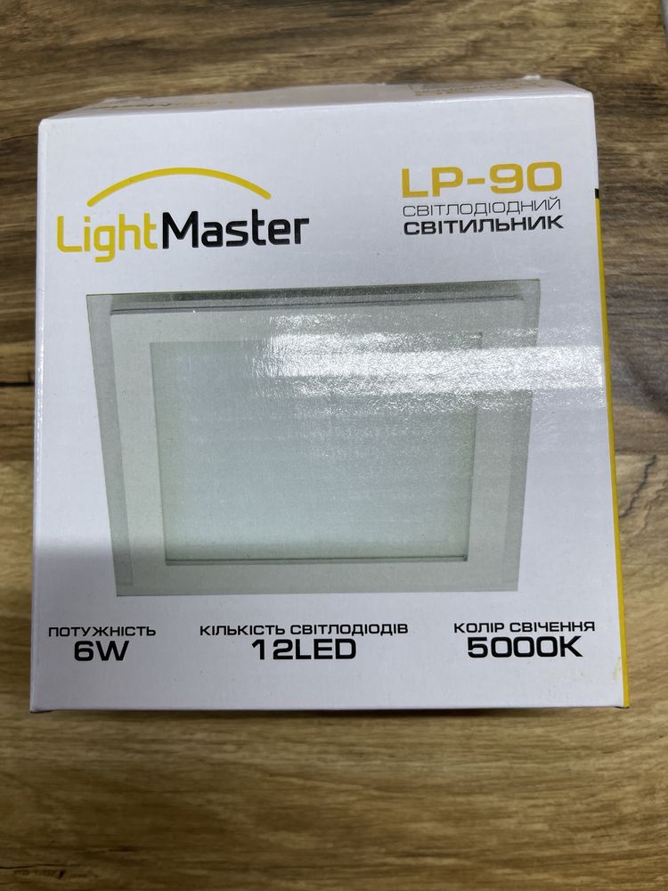 Нове Світильник точковий LightMaster LP-90 6 Вт 5000 К