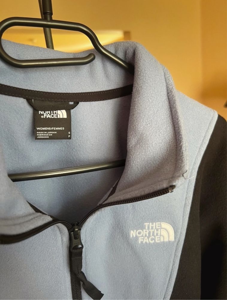 The North Face Attitude Zip Kurtka Z Polaru Baby Blue Black S