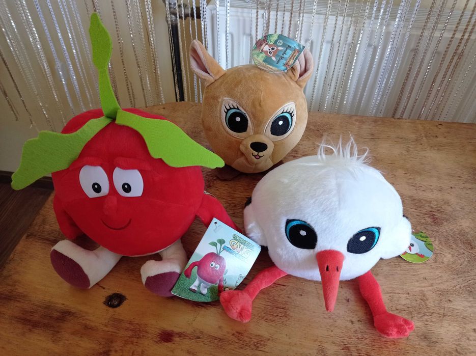 Maskotki z Biedronki nowe