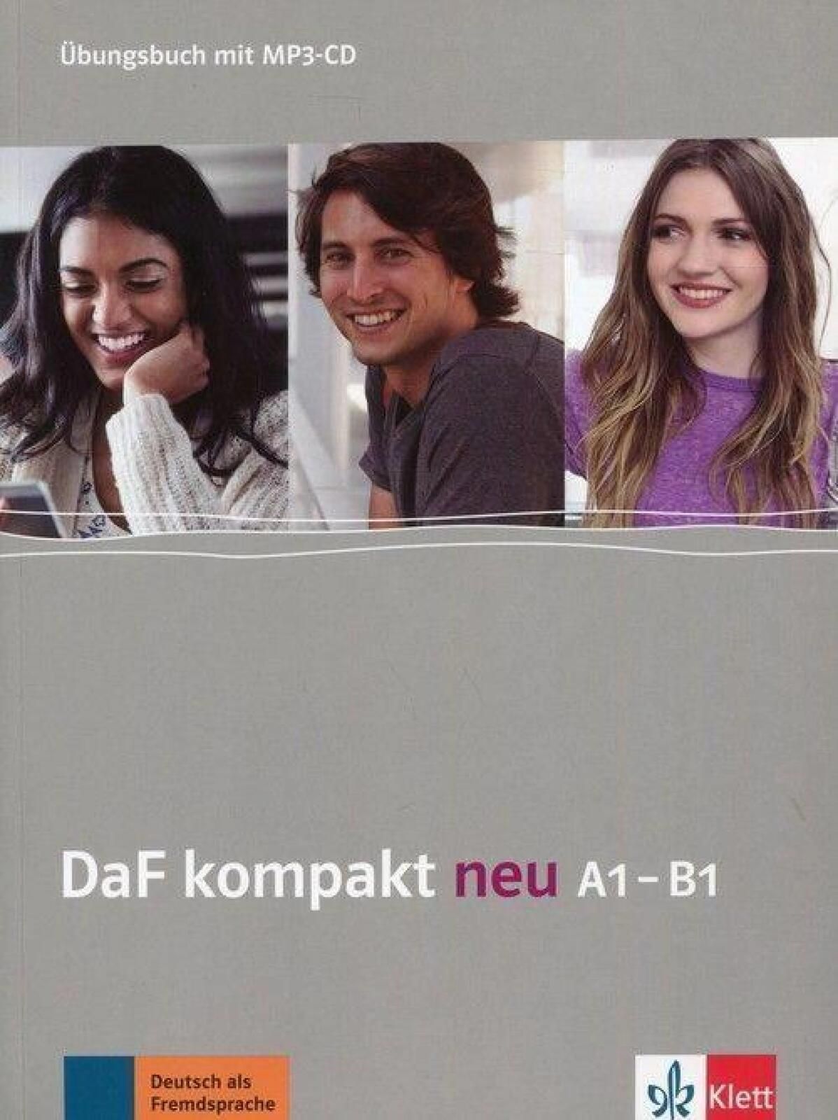 DaF Kompakt Neu A1-B1 Ubungsbuch + MP3-CD Klett Polska praca zbiorowa