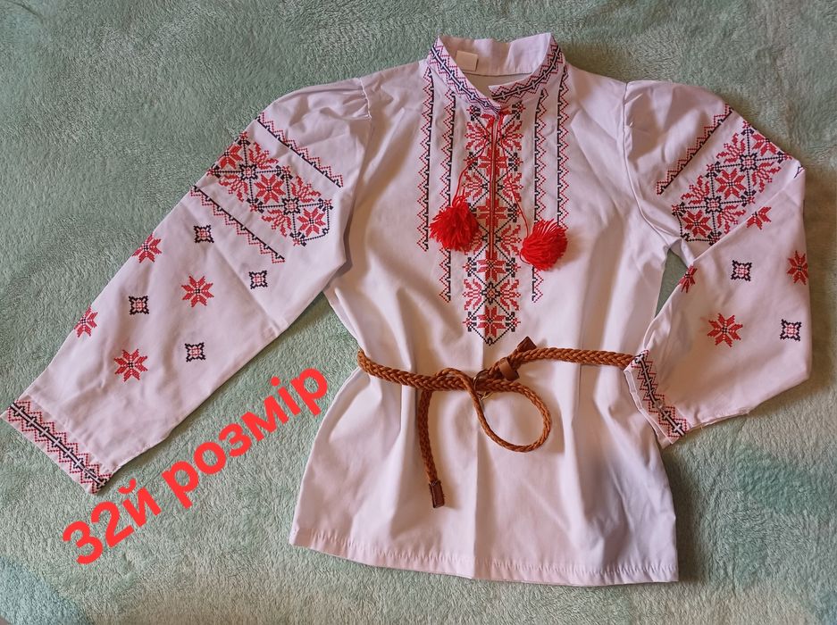Вишиванка дві нові, розмір 32 та 38