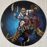 He-Man pintura original em disco de vinil