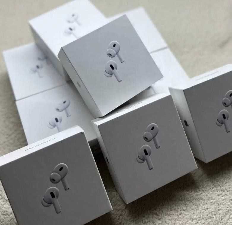 Беспроводные наушники airpods pro 2 без шумоподавления 1в1 +чехол
