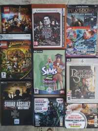 Zestaw gier PC SIMS Sleeping Dogs Dungeon Siege Hegemonia Indiana Jone