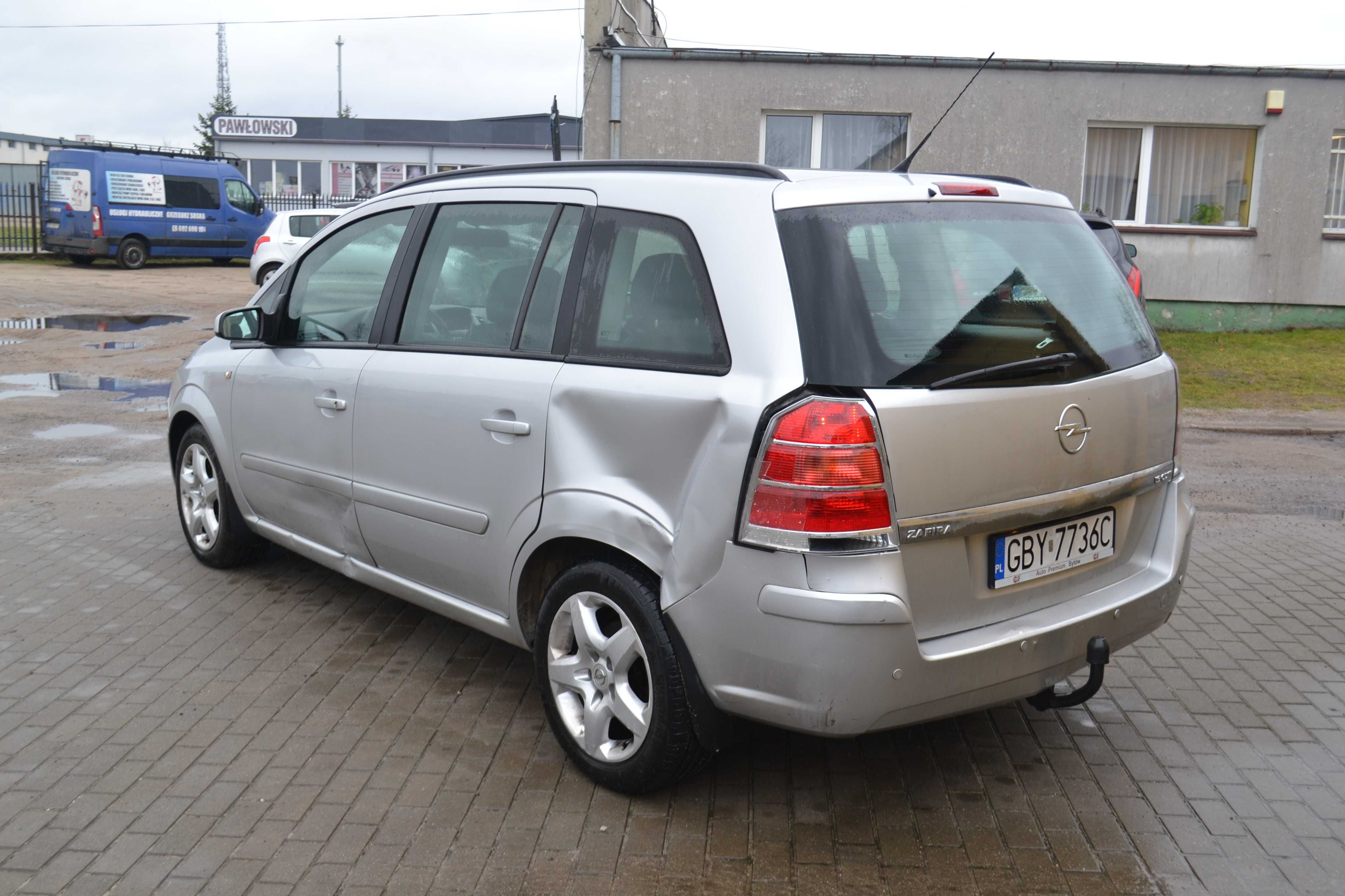 Opel Zafira B 1,9 CDTI 101KM 2008 7 osób Pomorskie USZKODZONY