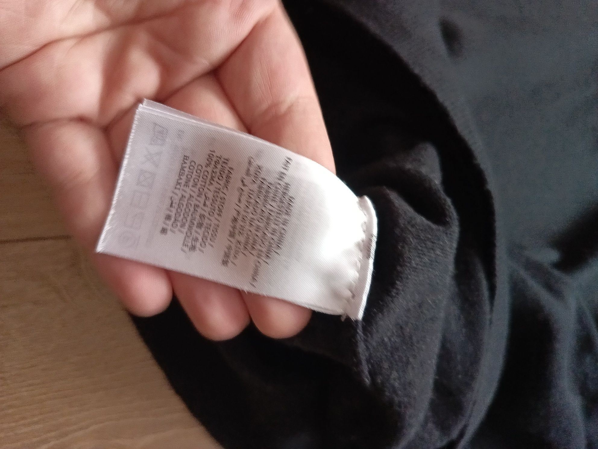 Sweter czarny bawełniany GANT L elegancki premium