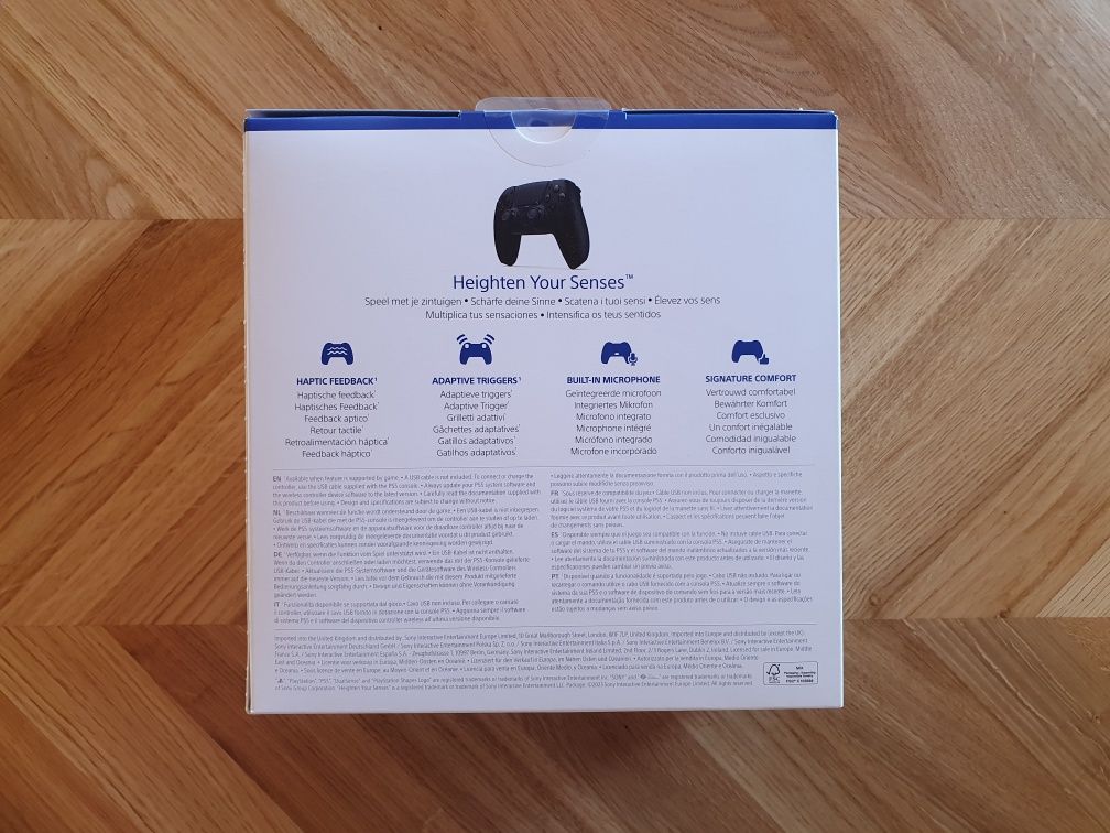 Nowy Pad DualSense PS5 Kontroler PlayStation 5 Czarny Black ŁÓDŹ