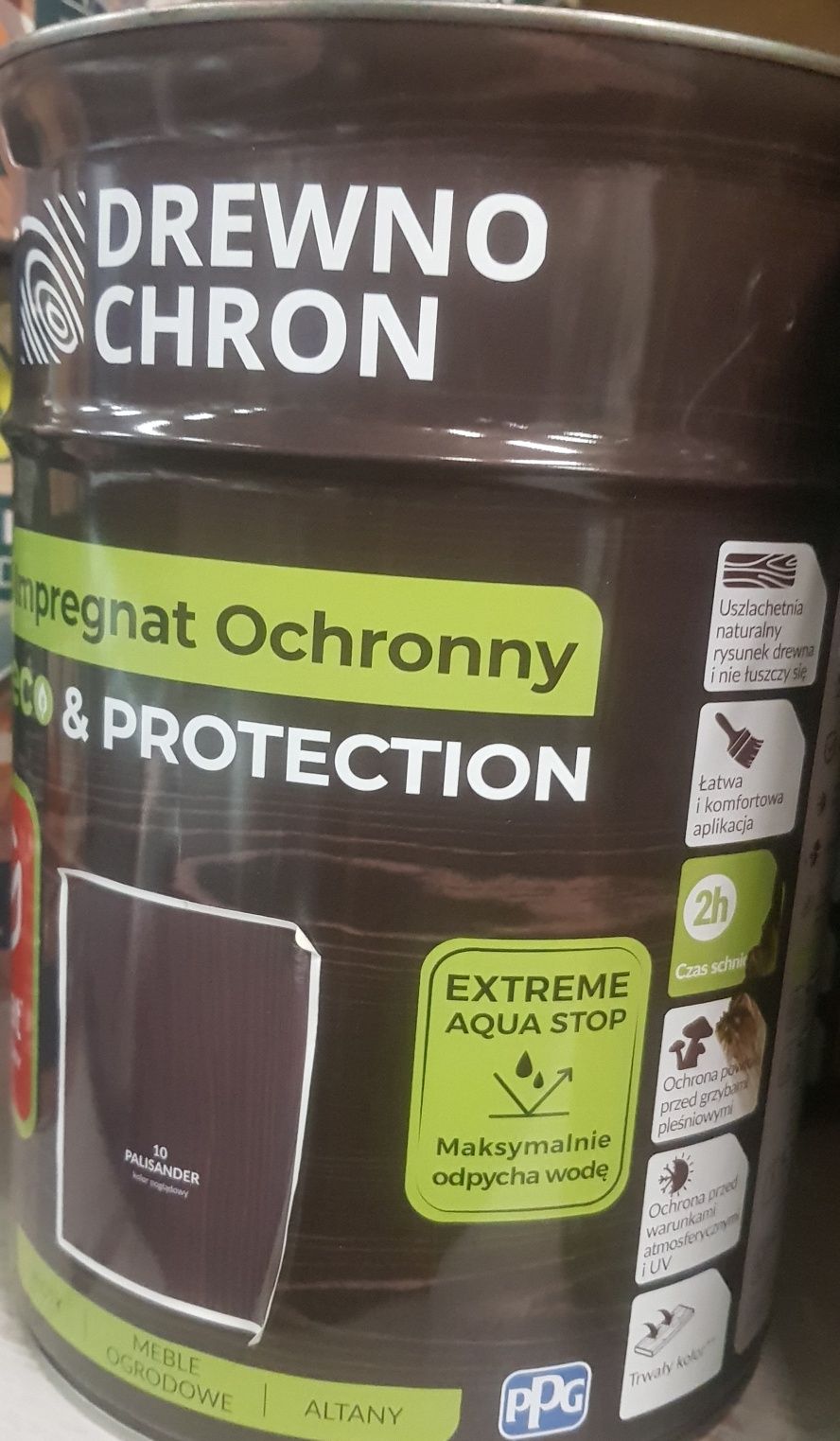 Impregnat Drewnochron Eco Protection Szybkoschnący Tik Dąb Palisander