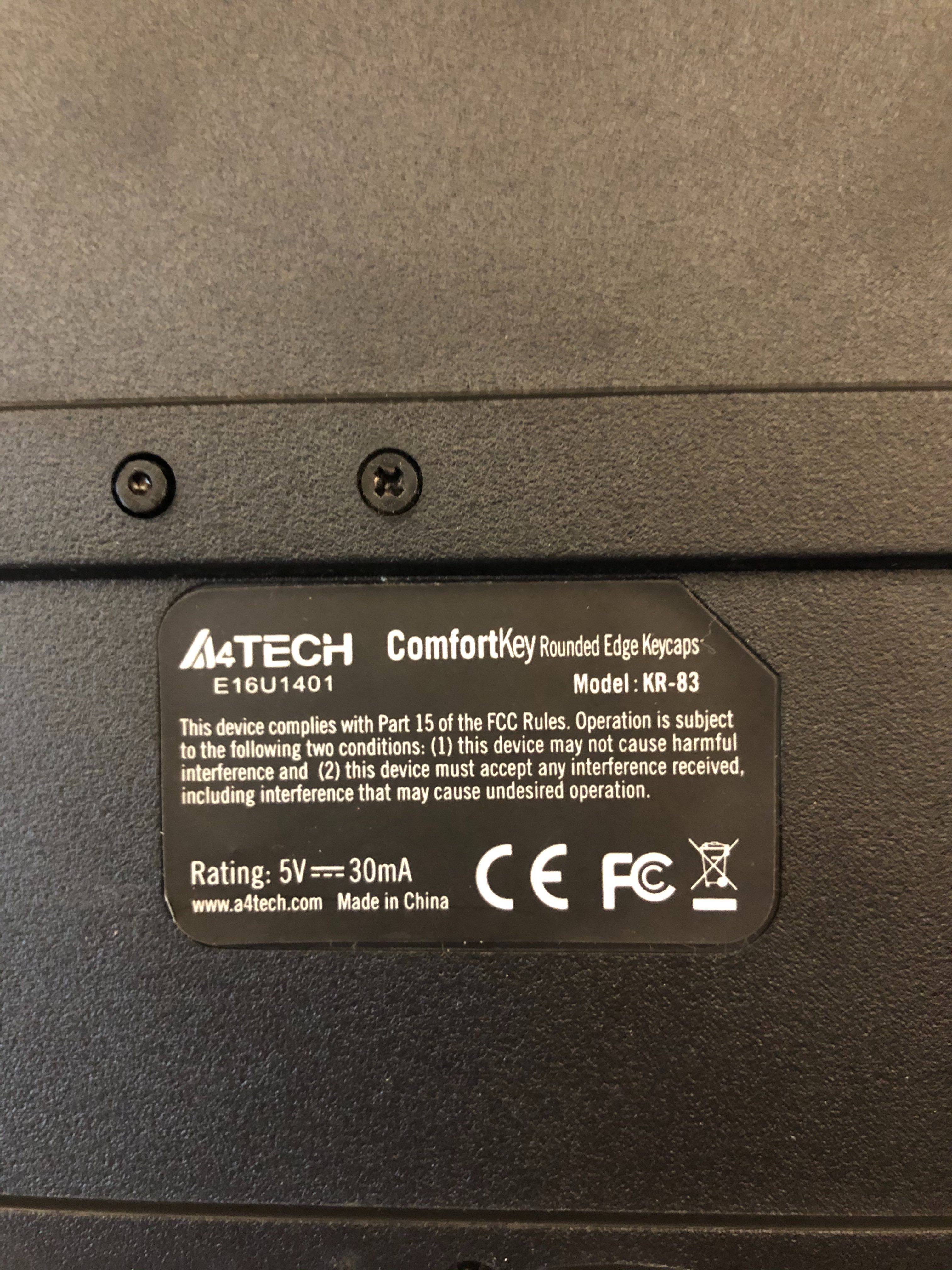 Клавіатура дротова A4Tech KR-83 PS/2 + мишка дротова в подарунок