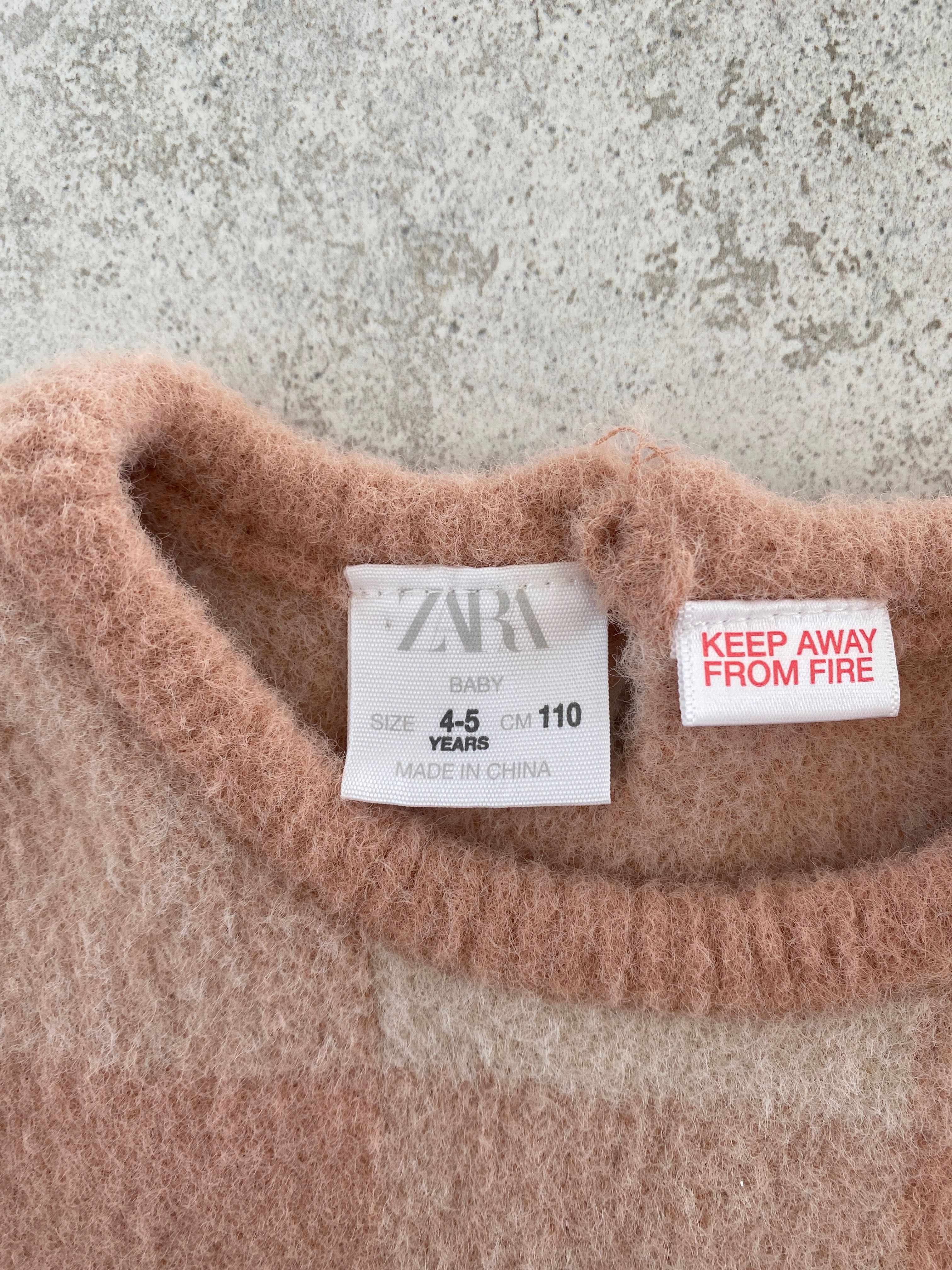 Zara, r. 110, sweter, jak nowy