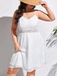 Piękna biała sukienka shein 46