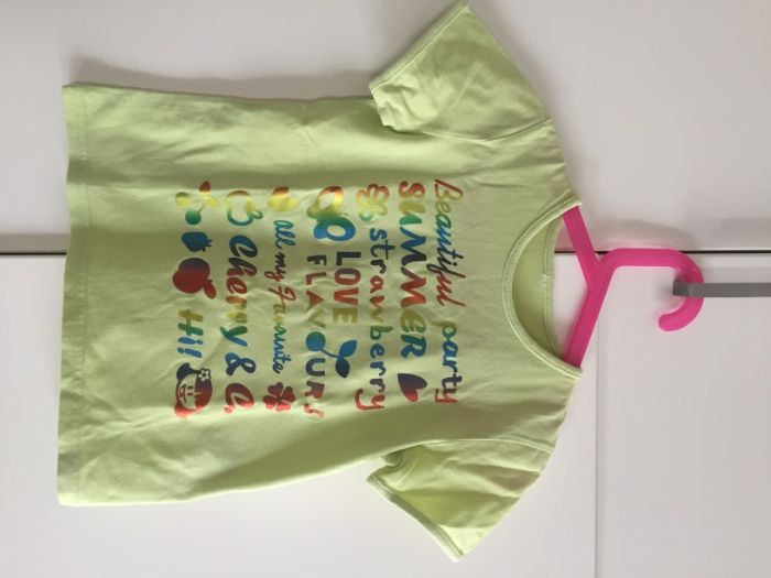 Conjunto da PreNatal - Calça de ganga bordada e T-Shirt