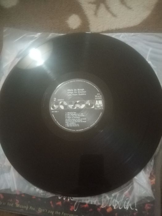 Vendo duplo lp Chris de Burgh Live from Dublin