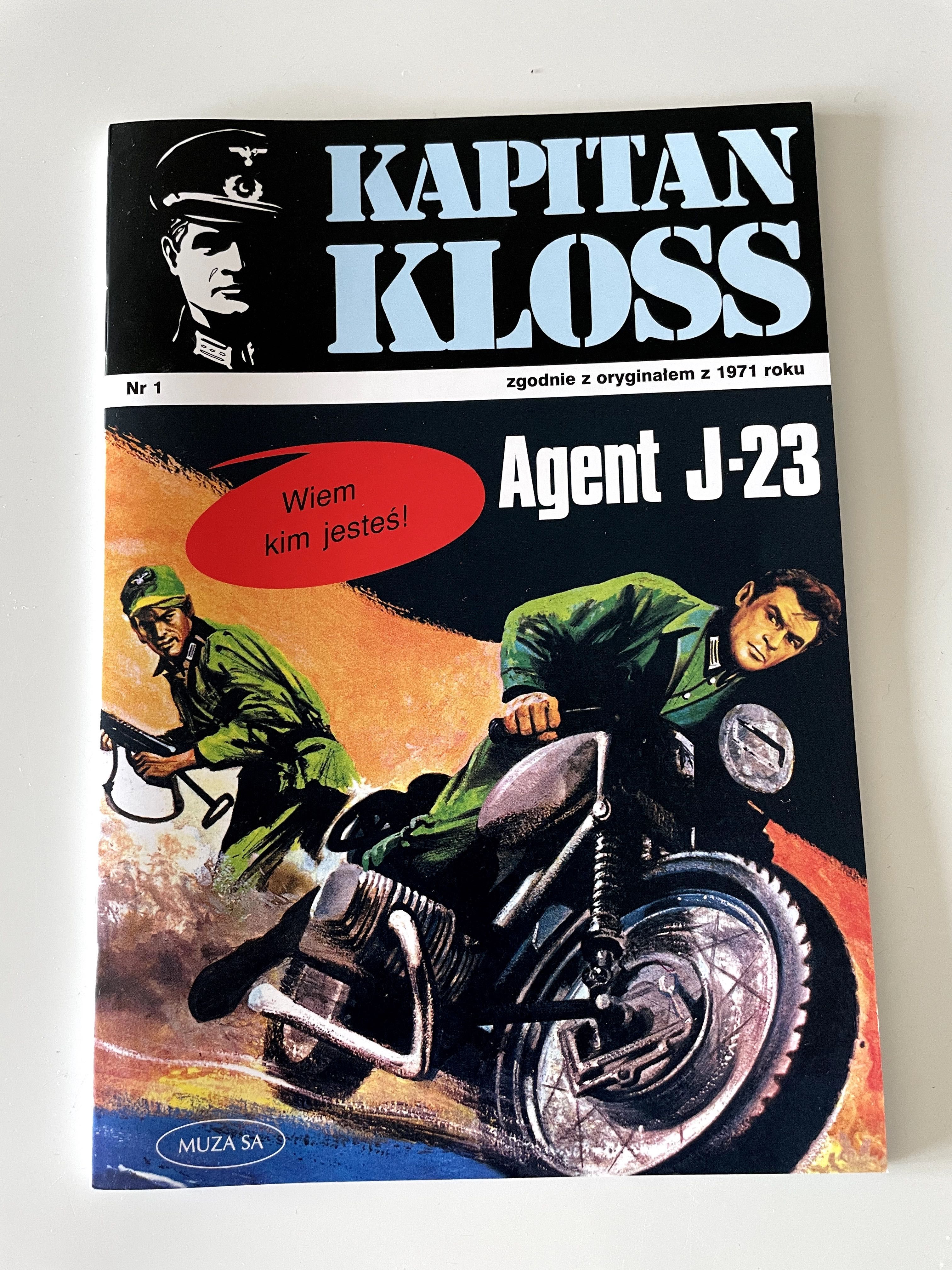 Kapitan Kloss (Muza, 2001). Zeszyt 1: Wiem kim jesteś! (jak nowy)