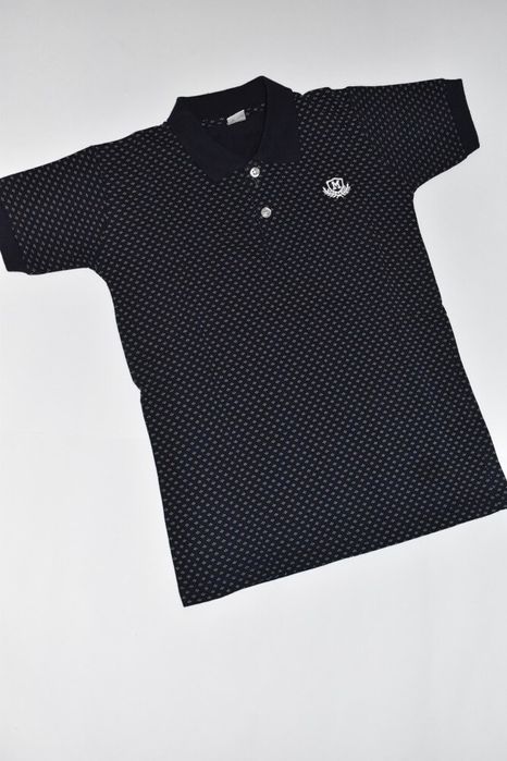 Синя футболка поло