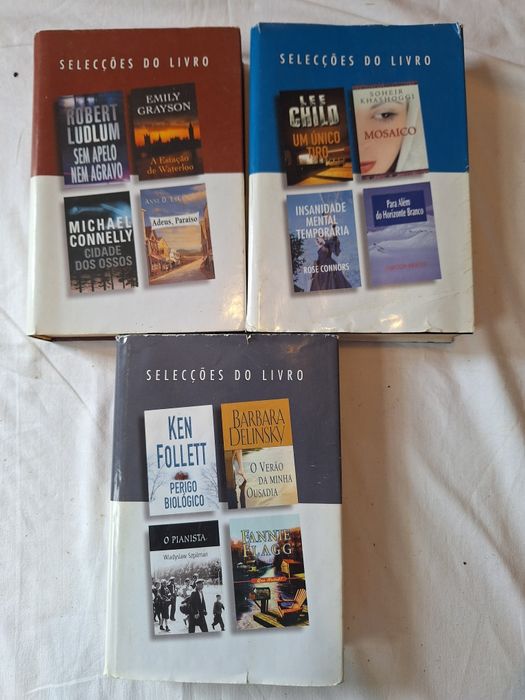 Livros variados.