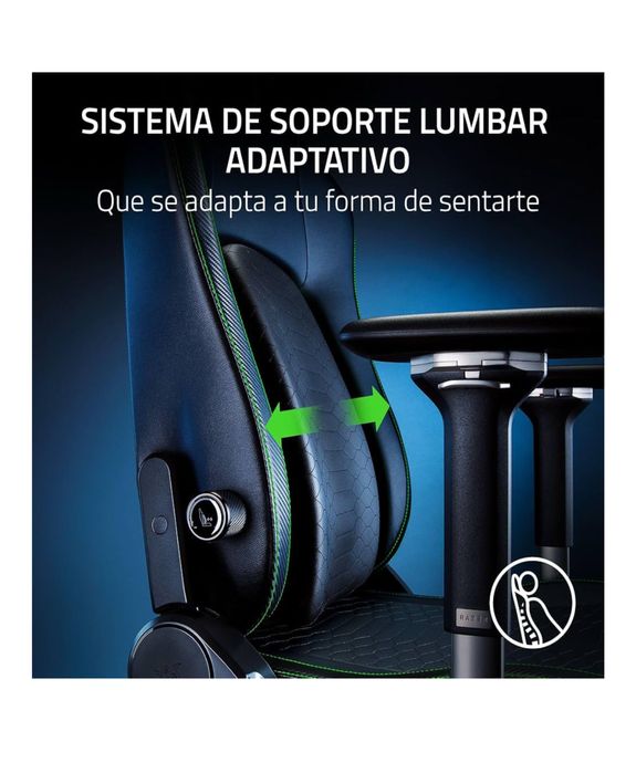 Razer Iskur V2 - Cadeira para Gamers com suporte lombar adaptativo