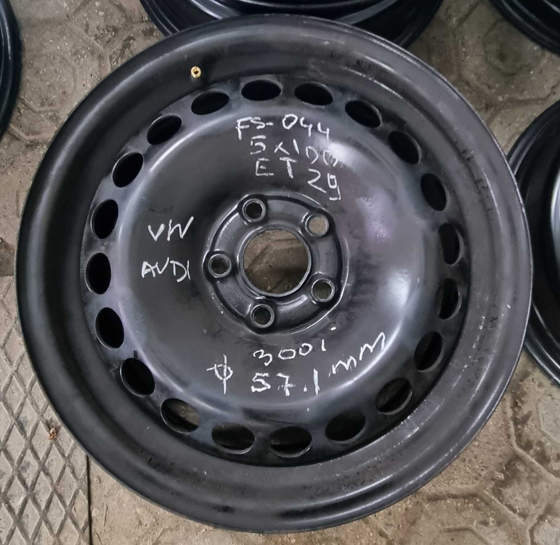 Felgi Stalowe 15" 5x100 VW Audi