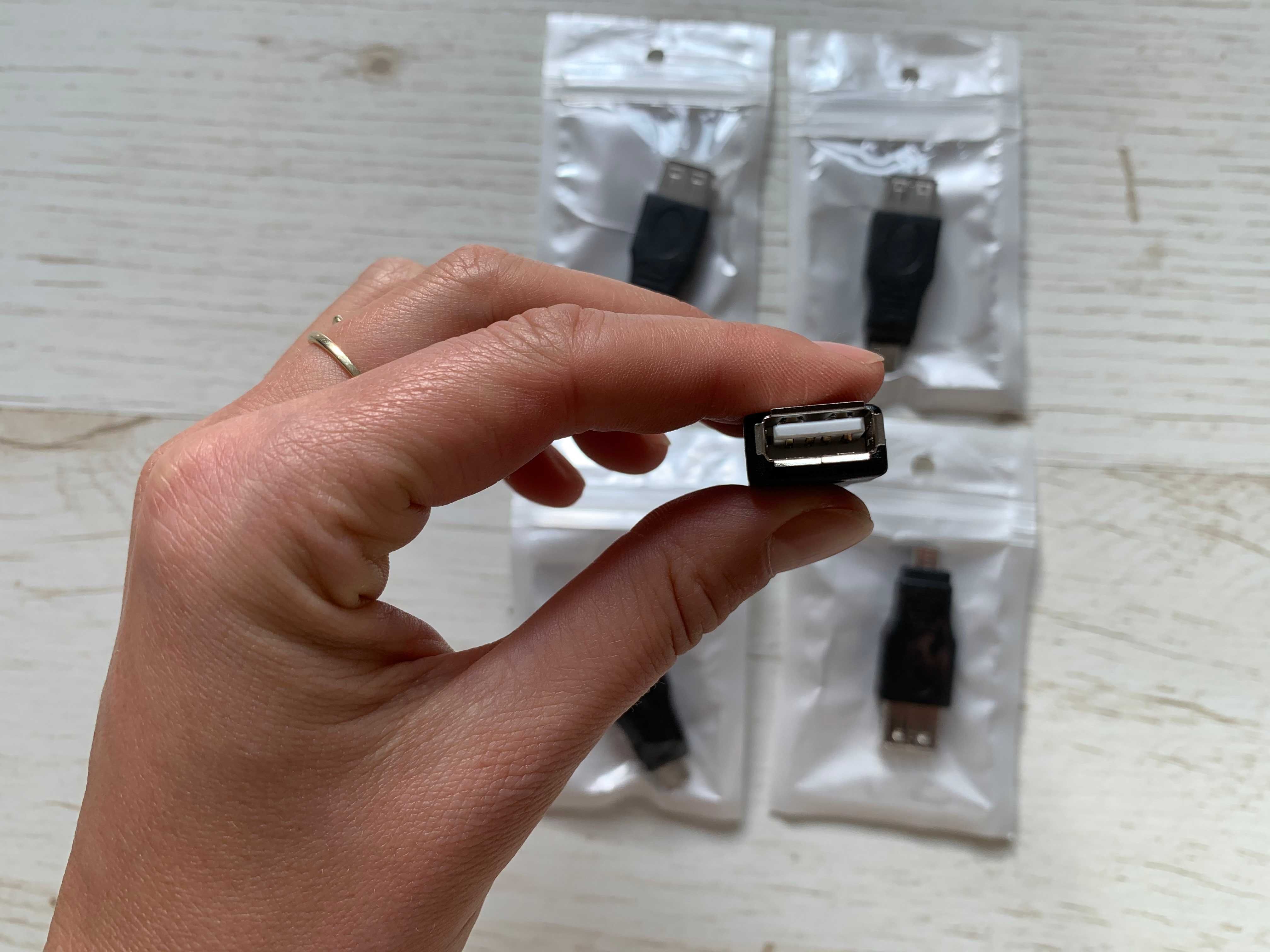 Adapter gniazdo USB na wtyk micro USB