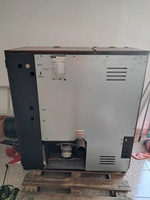 Caldeira a pellets da Metalor CP250 24kw para aquecimento central