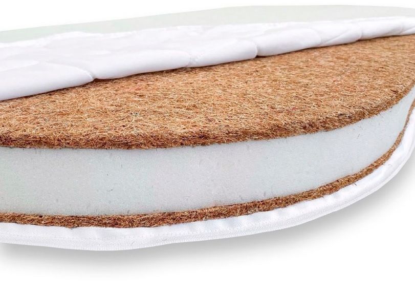 Круглий дитячий ортопедичний матрас 72 см