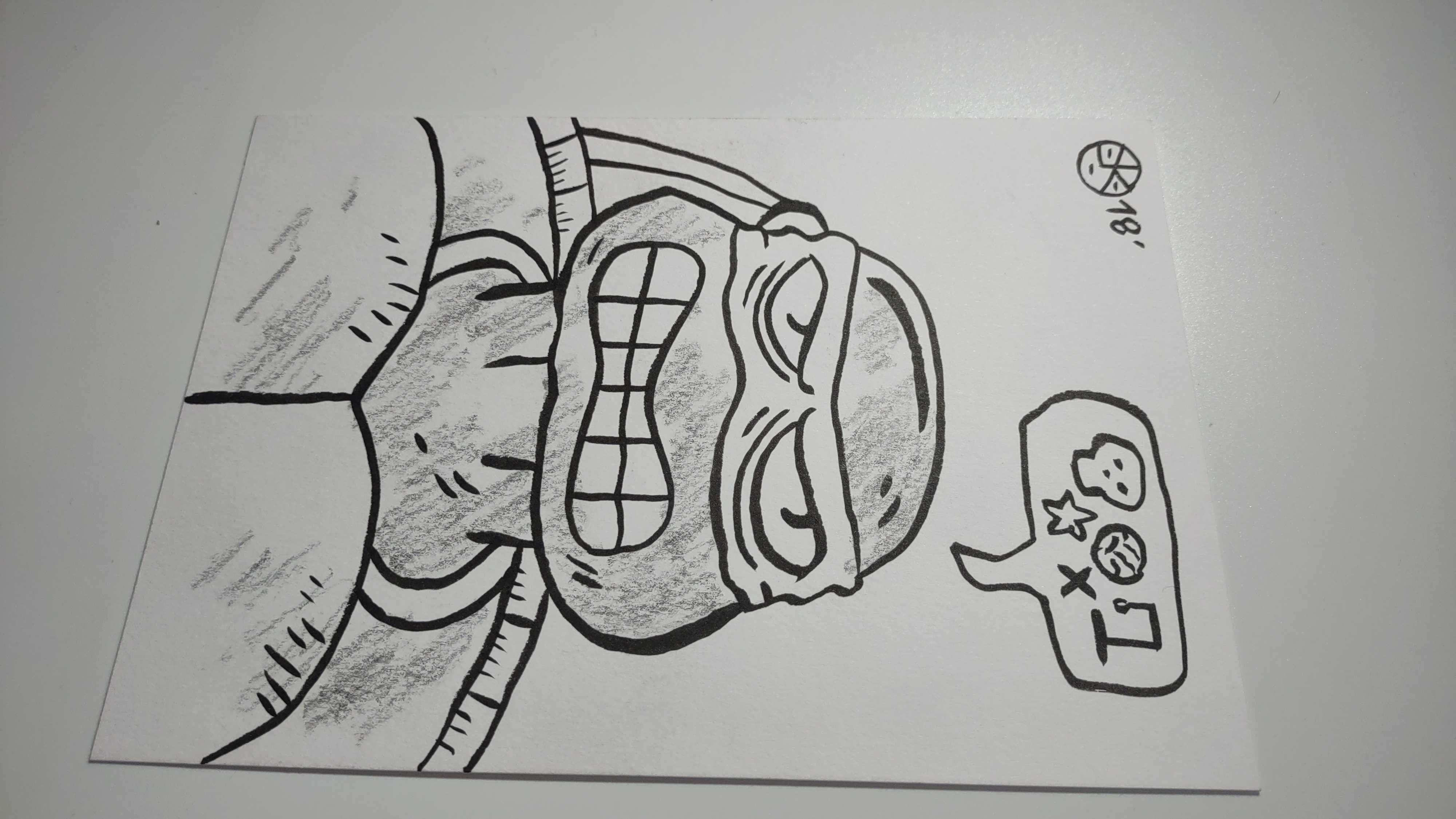 Rysunek Żółw ninja Łukasz Kowalczuk