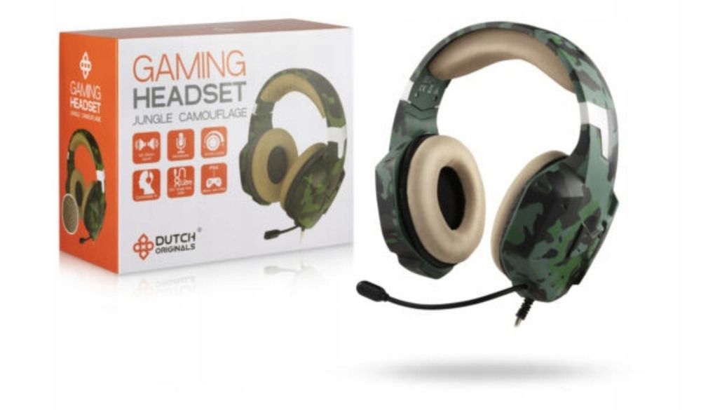 Słuchawki gamingowe z mikrofonem