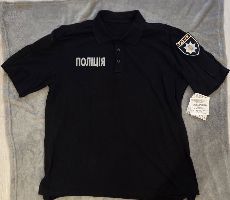 Поліцейська футболка / поло, розмір 104-108/170-176