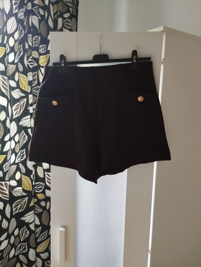 Szorty czekoladowe brązowe r.M H&M