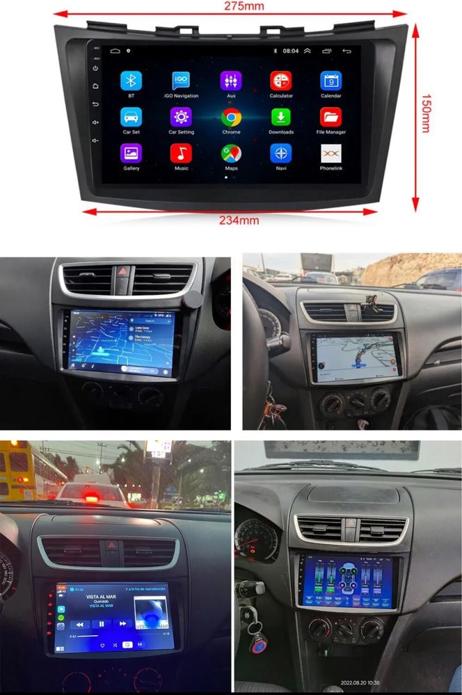 Штатная магнитола Suzuki Swift ANDROID (2011-2015)