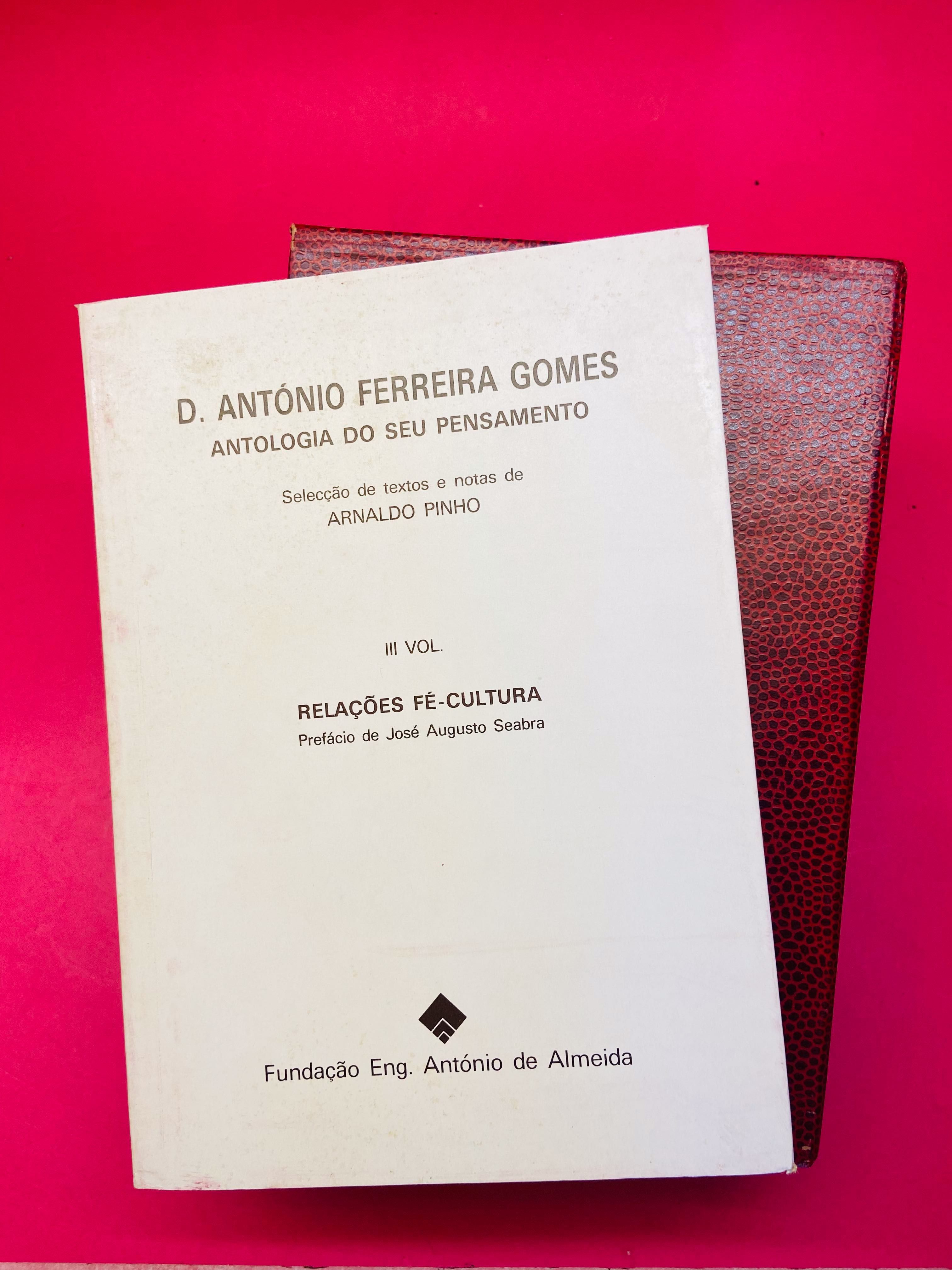 Antologia do seu Pensamento (3 vols.)  - D. António Ferreira Gomes