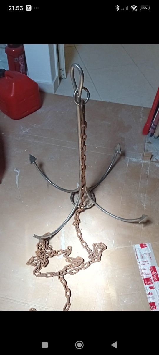 Ferro em inox para barco