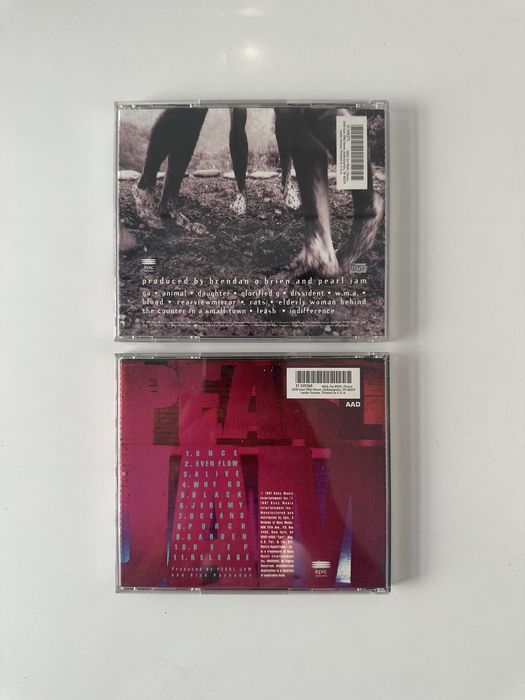 Álbuns “Ten” e “Vs” dos Pearl Jam