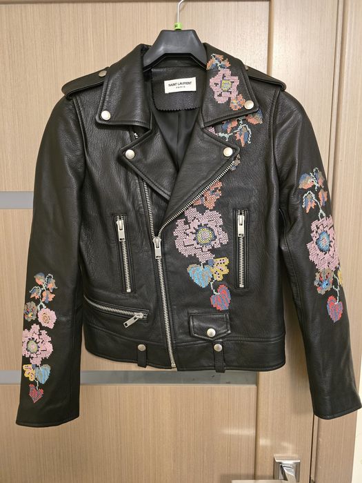 Новая Косуха из натуральной кожи с вышивкой