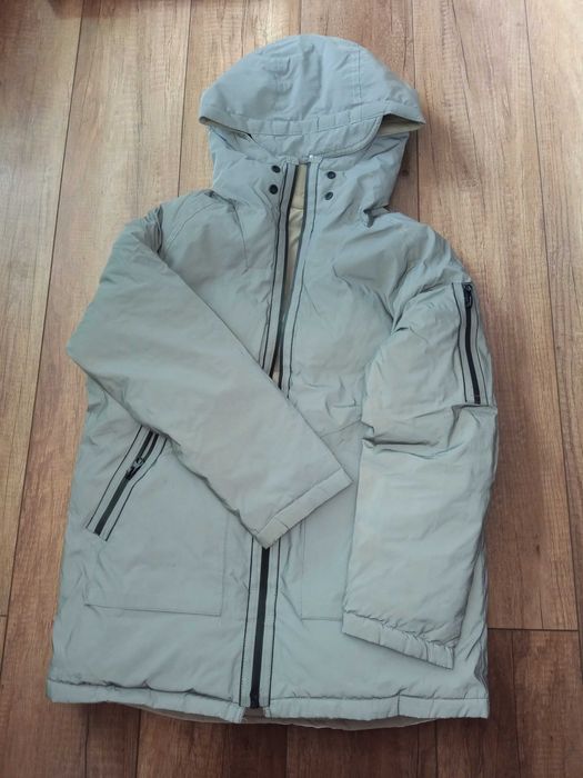 Kurtka zimowa chłopięca odblaskowa rozmiar 140