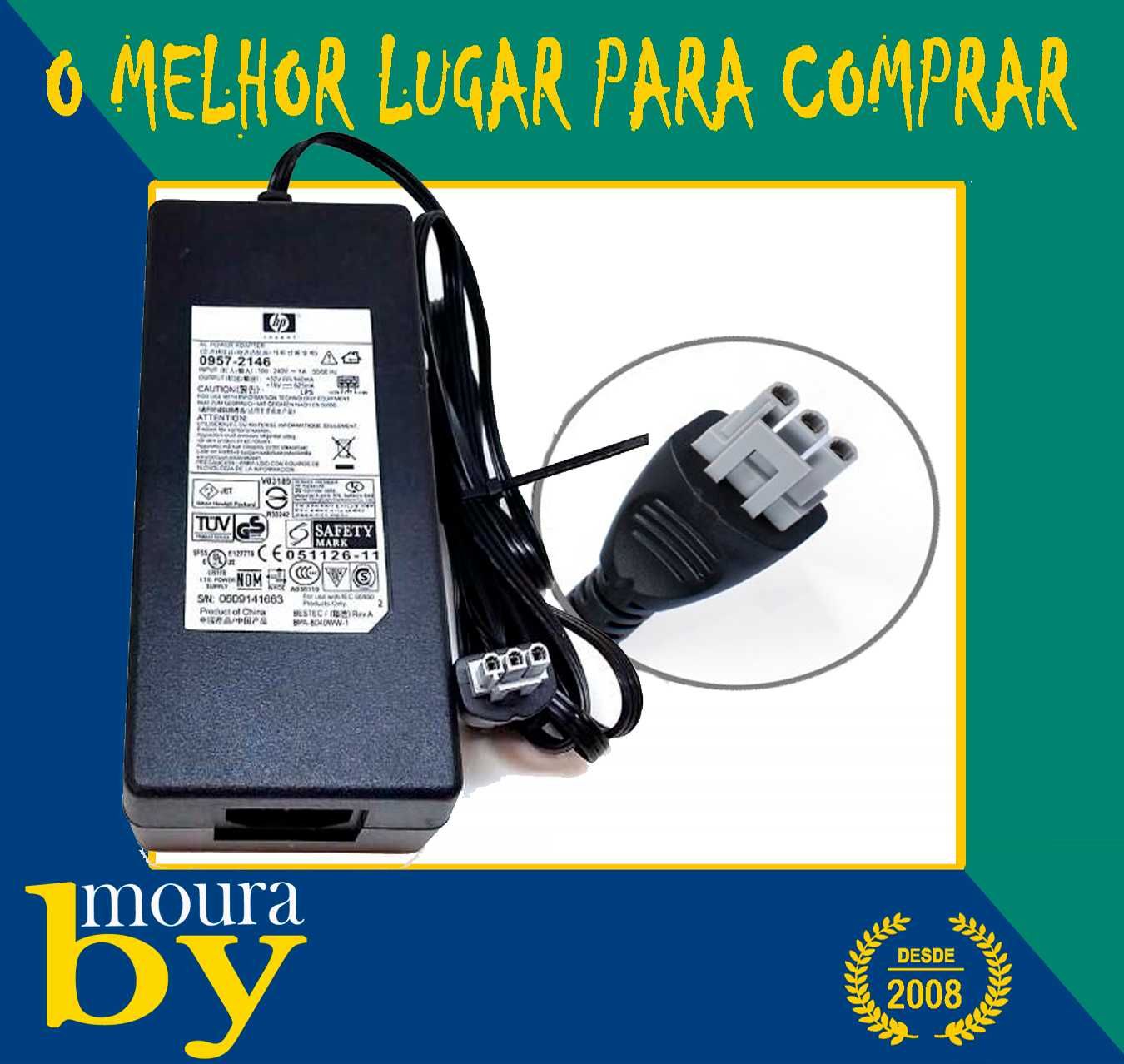 Transformador carregador impressora HP 16V –625mA
32V – 940mah