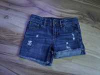 Spodenki jeansowe 122 2 pary