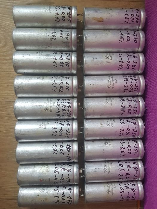 Пусковой Конденсатор полярный  КЕА-4 К50-17 1000МКФ 500МКФ 400в вдуч16