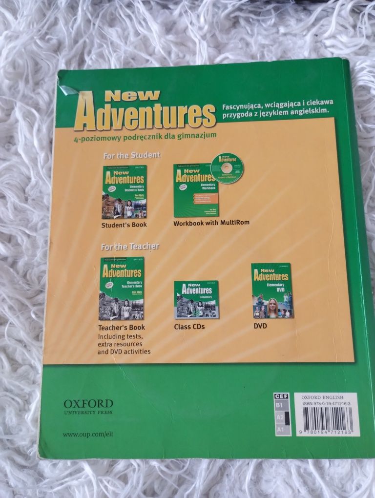 New Adventures elementary workbook