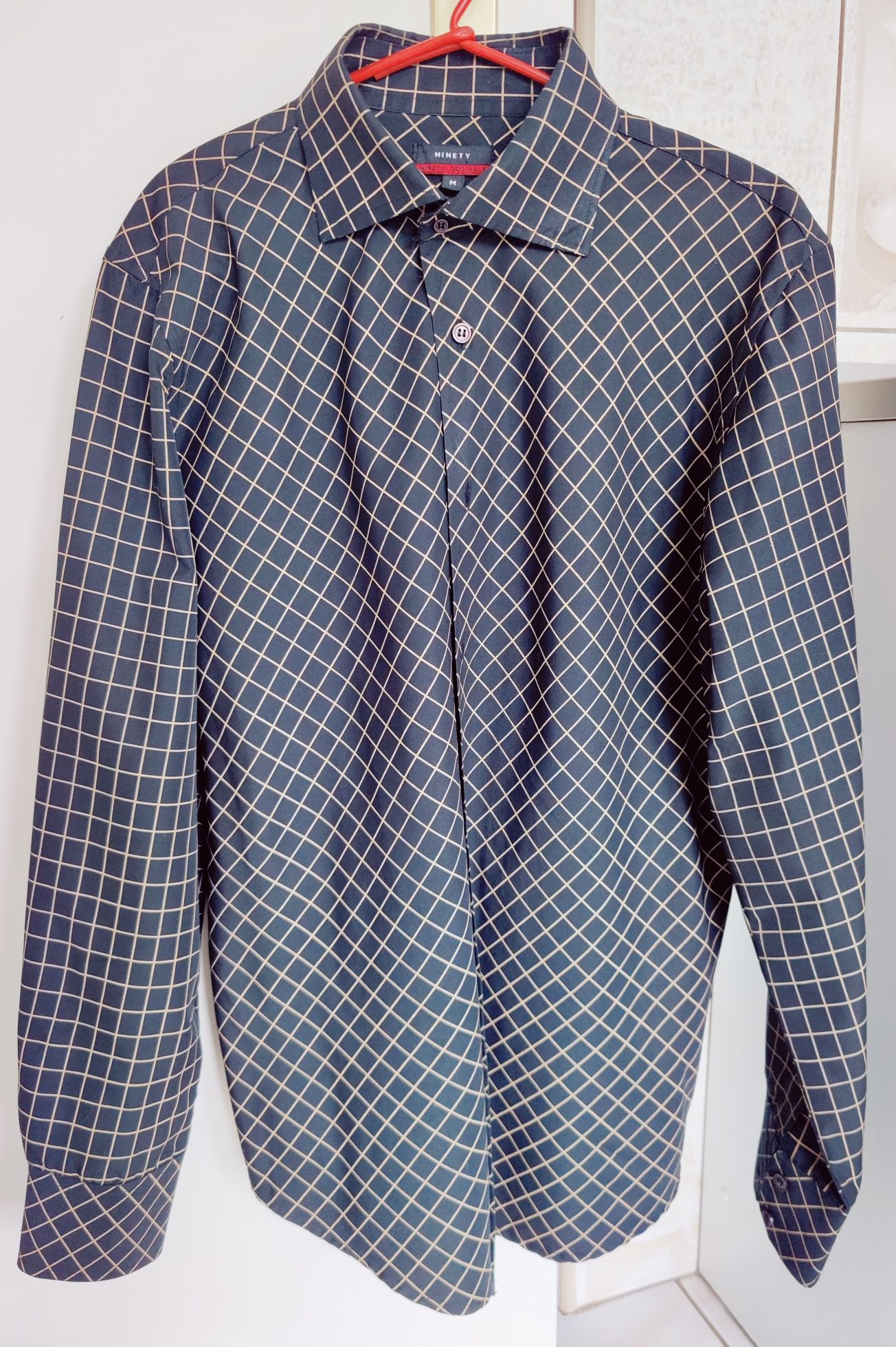 Koszule męskie, zestaw 2 sztuki, M/L
