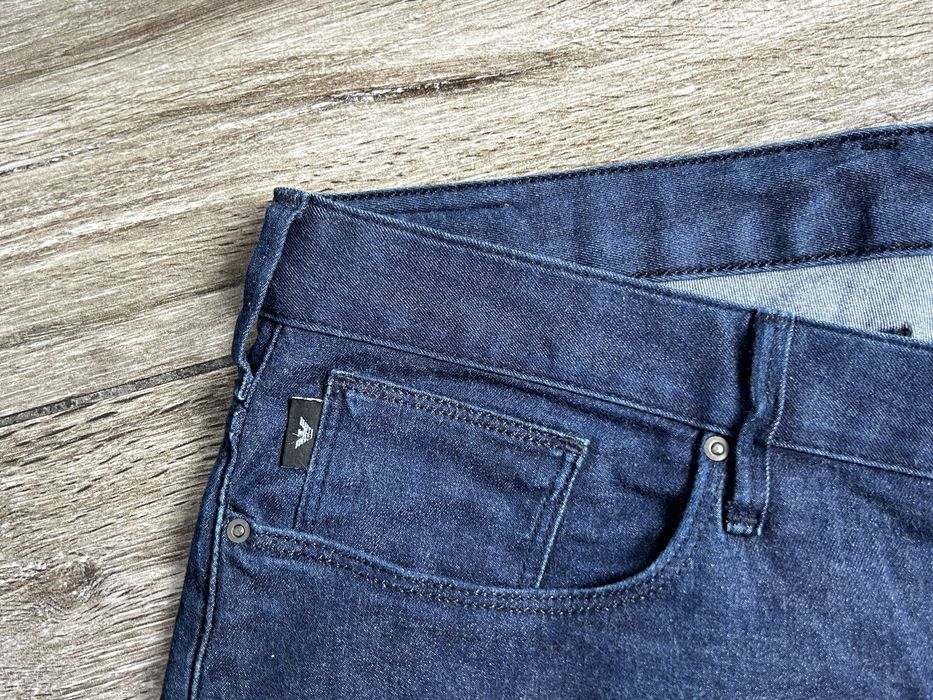 Męskie spodnie Jeansowe Stretch EMPORIO ARMANI Elastyczne r. W 40 L 32