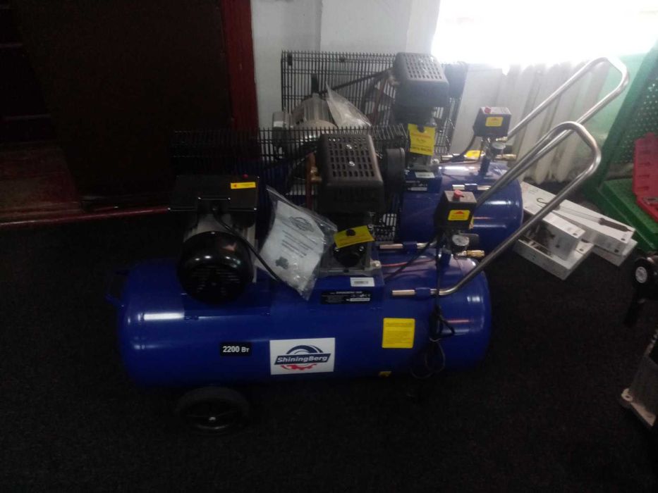 Компрессор поршневой (воздушный) 100 л, 353 л/мин, 220/380 В