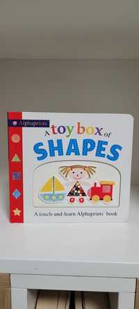 A toy box of shapes książeczka anglojęzyczna dla dzieci o kształtach,