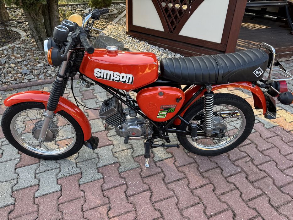 Simson S70 Comfort, DDR !!! Oryginał !!! Stan kolekcjonerski !!!