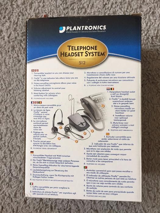 Zestaw słuchawkowy Plantronics S12